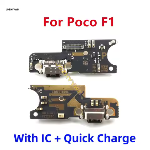 For Xiaomi Pocophone F1 / Poco F1 USB Charging Port Flex Cable Dock Connector Main Motherboard Board