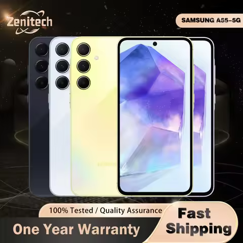 Original Samsung Galaxy A55 A556E/DS A556B/DS mobile phone Dual SIM NFC 8GB+128GB/256GB 120Hz 6.6'' 