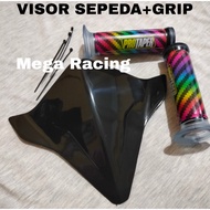 RAINBOW BMX BIKE HANDGRIP + BMX BIKE VISOR