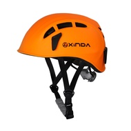 Xinda Outdoor Rock Climbing Downhill Helmet Speleology อุปกรณ์กู้ภัยภูเขาเพื่อขยายหมวกนิรภัยพังหมวกน