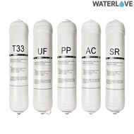 ไส้กรอง 5 ขั้นตอน WL-04 ระบบUFขนาด 2.5"x11 " (T33/UF/PP/AC/SR) คุณภาพดี