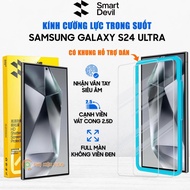 Genuine Smart Devil full screen Samsung Galaxy S24 Ultra / S24 Plus tempered glass - Samsung Galaxy 