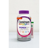 Date 3 / 25 - Supplement Centrum silver Women 50+ Bottle Of 200 Tablets From The Us. Vitamins For Women Over 50 Years Old