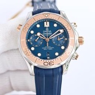 【熱賣】歐米茄 OMEGA 全新海‮系馬‬列300m計時‮士男‬腕表 市面‮高最‬版本的計時腕錶全自動機械手錶送禮禮物