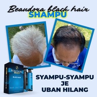 HITAM Syampoo Gray Hair Halal Sah Prayer Treat Blackening Gray Beaudora Black Hair Syampoo Shampoo B