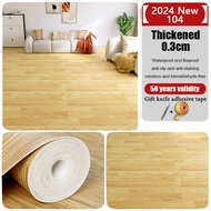 DUBOR Linoleum flooring makapal Waterproof and fireproof linoleum design flooring Suitable for Offic