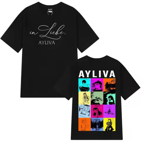Die Ayliva Album 2026 Graphic TShirt Men Women Hip Hop Short Sleeve T-Shirt Casual Cotton Aesthetics