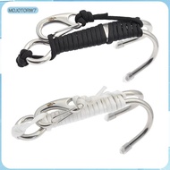 [mojotorw7] Drift Hook Reef Drift Hook Spiral Coil Lanyard Double Dual With Line 1 Set