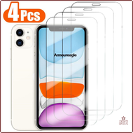 [Op103] กระจกป้องกันเคสโทรศัพท์มือถือ4ชิ้นบนกระจกสำหรับ Iphone 13 12 11 14โปรจอปกป้องสำหรับ Iphone 6