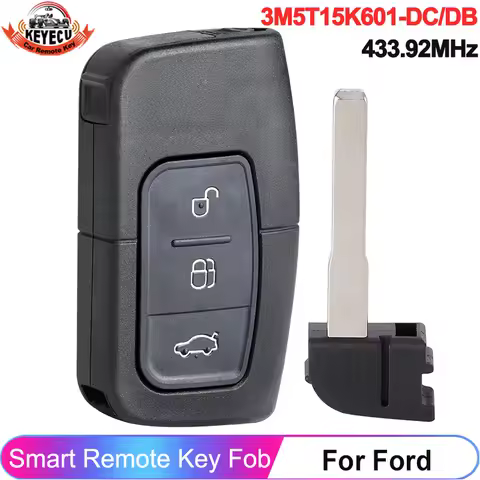 KEYECU 3M5T15K601-DC/DB Keyless Entry For Ford C-Max Focus MK2 Kuga Mondeo Galaxy 2007 2008 2009 201