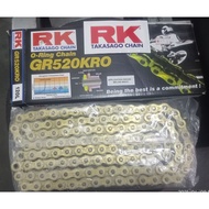 RANTAI RK GOLD O-RING CHAIN GR520KLO X 120L GS 520 KLO2