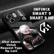 HP Glossy glitter Softcase for type INFINIX SMART 9/INFINIX SMART 9 HD Anime Motif/case infinix smar