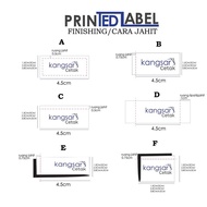Custom sizing label/quantity for clothing label/ ribbons/mockup Cheque/mas kahwin