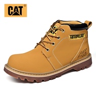 Cat Men's Shoes cat Martin Boots Women's 2024 Rhubarb Boots All-Match Couple Style Overalls Shoes
