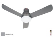 KDK K12UX 3 Blade 48" Remote Control Ceiling Fan Elegant Grey (WITH LED LIGHT)  (PM FOR BEST PRICE)