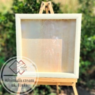 Type CO3 Cream wood grain - scrapframe frame size 35x35 - dowry frame - 3D frame - dowry frame