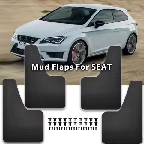 Car Mud Flaps Front Rear Fender Mudflaps For Seat SEAT Leon ST Cupra R Mk1 Mk2 Mk3 Mk3.5 Mk4 Ibiza 6