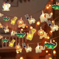 LED String Lights for Kids Marine Animal Jellyfish Whale Sea Turtle Ocean Fairy Lights Decorative Li