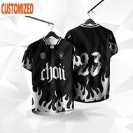 Choii Retro Collar Viral Jersey Thailand Viral Custom Jersey Ootd Collar Men's Short Sleeve Retro Co