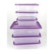 Food Storage Container LC501B (6 SETS) Lunchbox for Freezer Refrigerator Oven Strong Tightness