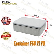 Plastic Container with Lid 2170 / Bekas Plastik Lid 2170 / Storage Box / Storage Bin