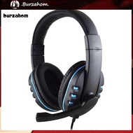 BUR_ Wired Gaming Headphone Heavy Bass Headset for Game Consoles/PCs/Mobile Phones