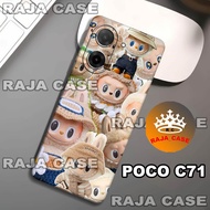 Rc1/Softase rubber poco C71 - DOLL Motif - Case poco C71 - Casing poco C71 - Silicone poco C71 cool 