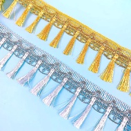 6cm gold Curtain Fringe Tassel Curtain Edge Trim Curtain Head Fabric Decoration Wedding Fringe Acces