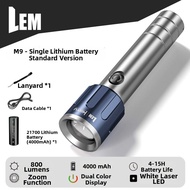 LEM | Super Bright Rechargeable Handheld Flashlight With Long Battery Life