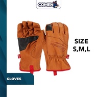MILWAUKEE Goatskin Leather Gloves With Smartswipe Knuckle Touch Screen Soft Top Grain Goat Skin Work Glove Safety