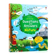 Usborne Book for Begginer Kids Toddler Lift The Flap Questions and Answers about Nature Childrens Activity Books Interactive Knowledge English Reading Book for 3-6 Years Old Birthday Gifts หนังสือเด็ก หนังสือเด็กภาษาอังกฤษ หนังสือ