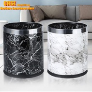 Free shipping Marble Pattern 10L Trash Can Bin Diameter 23Cm Height 27Cm Waste Bins / Nordic Ins Rou