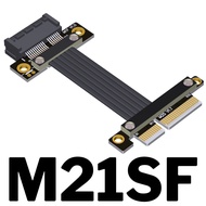 PCI-E 4.0 x4 to x1 Extension Cable PCIe 4.0 x1 Gen4 16G/bps Adapter Cable for PCI Express X1 SSD Car