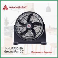 ⭐ ◵ ✽ Hanabishi HHURIC-20 Ground Fan Hurricane 20 inches Desk Fan Electric Fan (Houseware Express)
