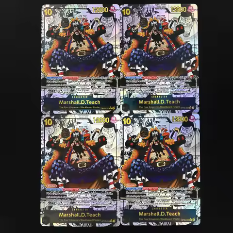 One Piece TCG OPCG English Manga Card OP09-093 Teach 10 Cost Black Teach Textured Foil Card
