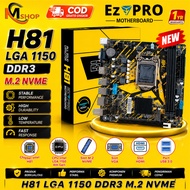 Motherboard Motherboard H81 EZPRO Socket LGA 1150 NVME USB 3.0
