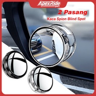 Apexride part 360 Degree Car Motorcycle Blind Spot Mirror HD Blind Spot Blind Spot Rearview Mirror w