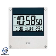 Casio ID-11S-2D ID11S ID11 ID-11 Digital Thermometer 12-24 hrs Format Full Auto Wall Clock
