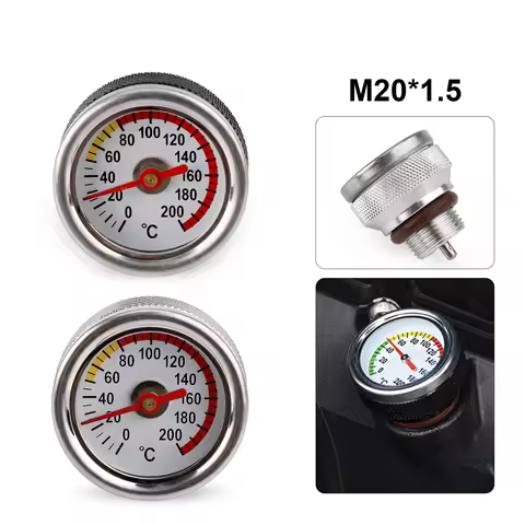 M20x1.5 Motorbike Oil Gauge Oil Temperature Gauge Engine Temperature Gauge Accessories For Haojue TR