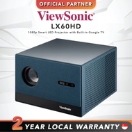 Viewsonic LX60HD | 1080p Smart LED Projector with Built-in Google TV
