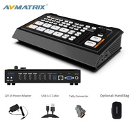 Professional 4 Channel HDMI Live Stream Video Switcher Multi-Format Mixer For YouTube Facebook Strea