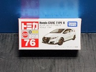 【米舖TOY】全新 TAKARA TOMY TOMICA #76 Honda Civic Type-R FK2 本田 白色 新車貼 車仔
