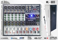 Professional Power Mixer Black Spider BS ML - 603