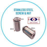 Sliding Autogate Gear Rack Standard Steel Screw 25mm Nuts/READY STOCK‼️