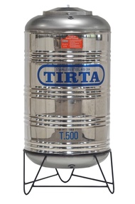 Tangki Air Stainless Tirta T 500 Max Toren Tandon 500 Liter