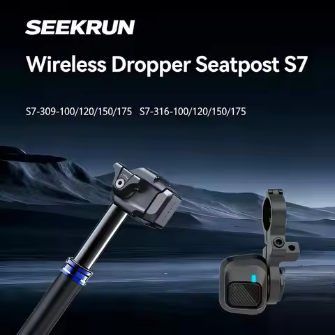 SeekRun Wireless Smart Dropper Seatpost S7 IP67 Dustproof Waterproof Bicycle Tube Rapid response Bik