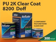 CAT VERNISH BELKOTE PU 2K CLEAR COAT 4100 + HARDENER 300 GRAM anti gores pernis belkot clear belkote