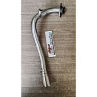 exciter 150 Exhaust Pipe Thick Stainless Steel Size 32 Mm