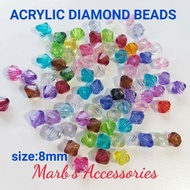 ACRYLIC DIAMOND BEADS