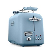 DELONGHI 多士爐 CT021.AZ 粉藍色 電子控制烘焙: 翻熱、解凍、烘半邊硬麵包圈(美式)及中途取消功能